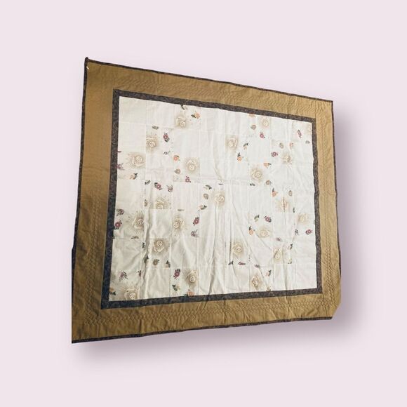 Quilt Throw with Sun and Moon Design - Picture 3 of 11